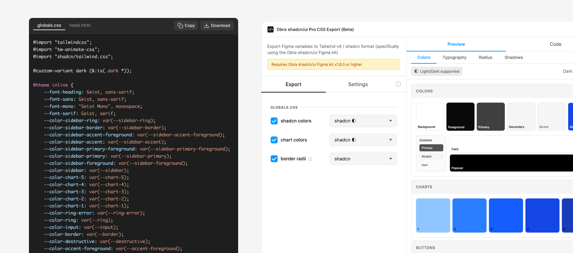 Obra shadcn/ui Pro 1.8.0 released