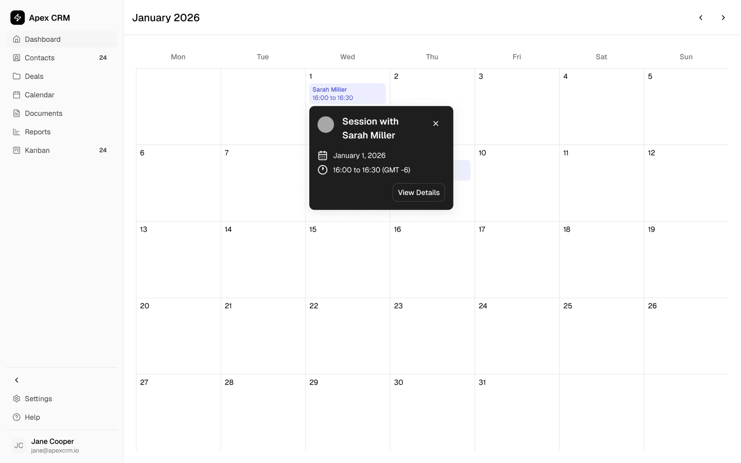 Application UI block