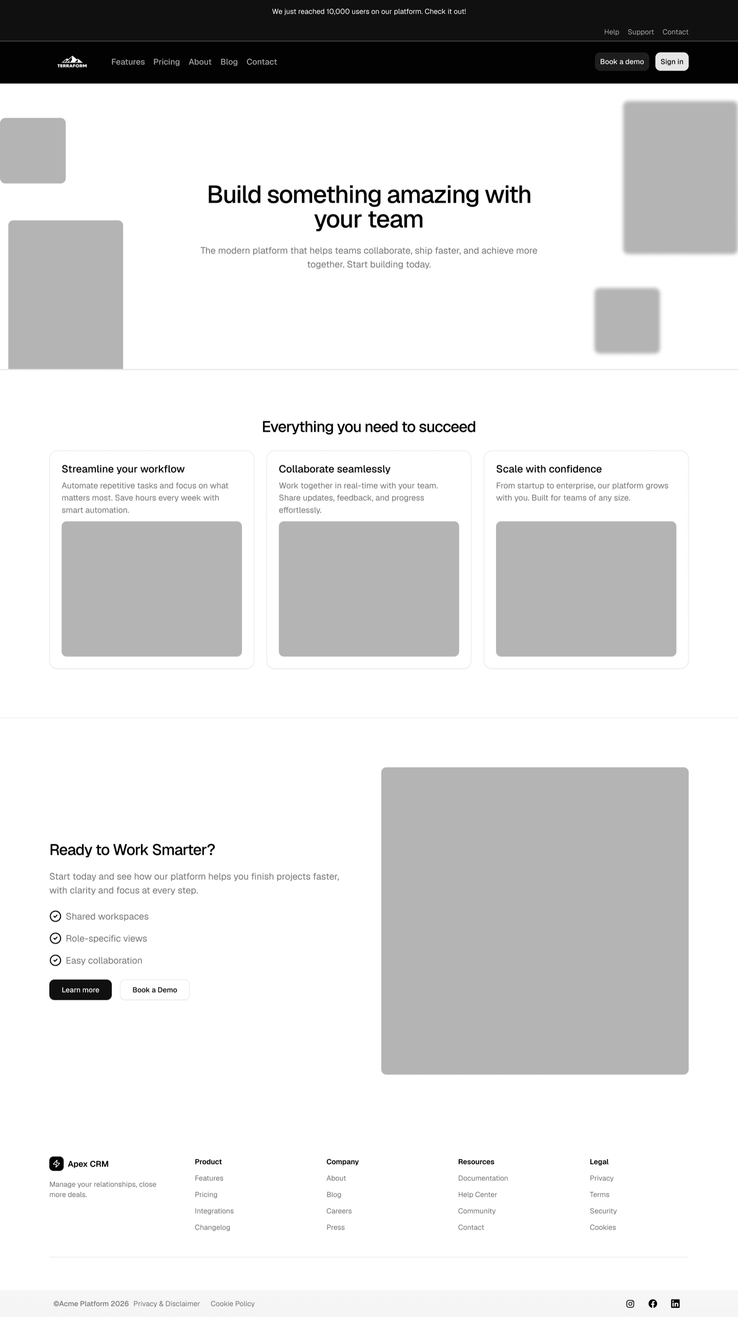 Marketing block