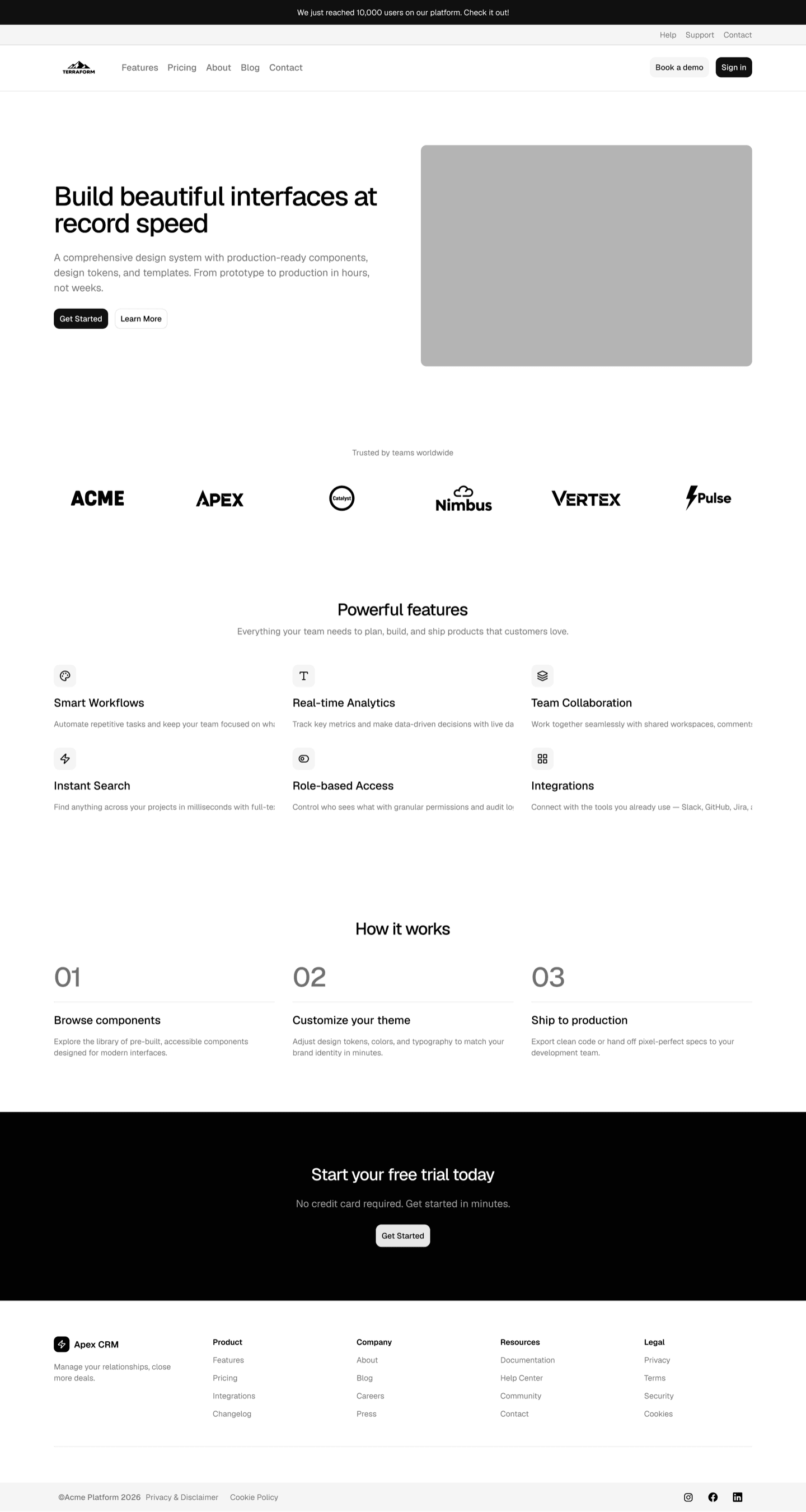 Marketing block