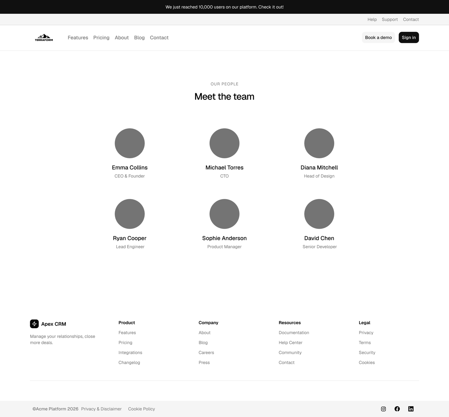 Marketing block