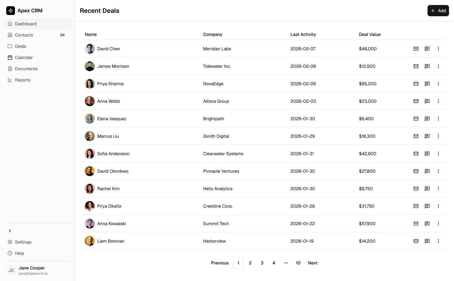 Application UI block